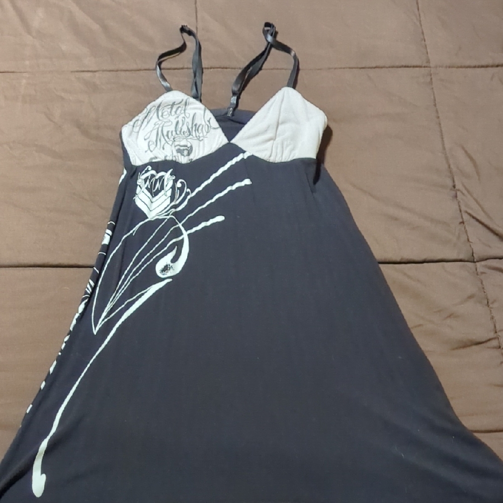 Metal Mulisha Black and White Dress